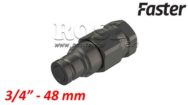 SNABBKOPPLING GRÄVARE FFH HANE 3/4 48MM