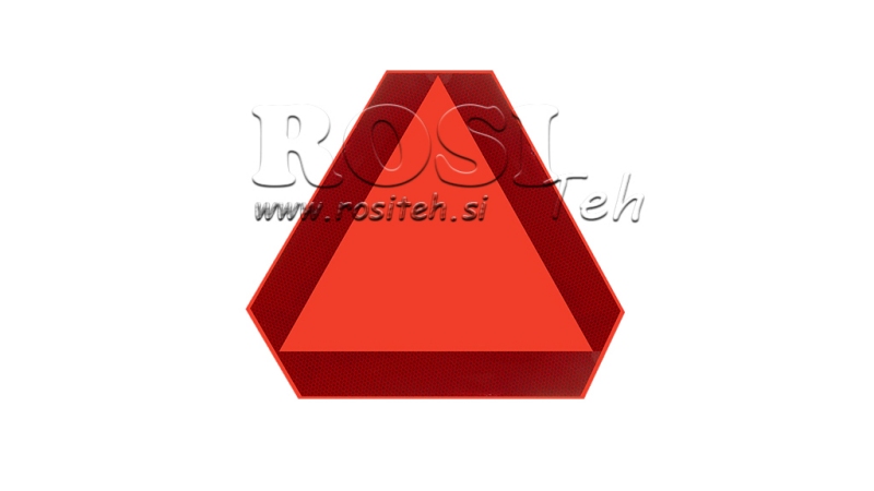 REFLEKTERANDE TRIANGELKLISTERMÄRKE
