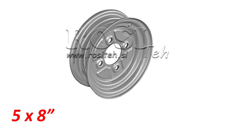 PLATIŠČE 5x8 (za pnevmatiko 16x6.5-8)