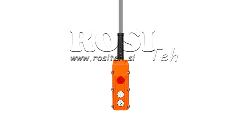 FJÄRRKONTRÄTARE SET 2 KNAPPAR + NÖDSTOPP I FALL MED KABEL
