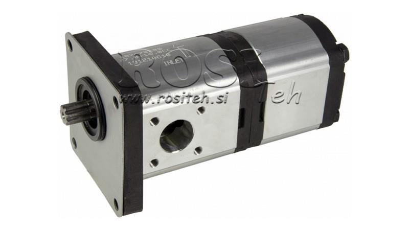 HYDRAULISK PUMP TRAKTOR - OEM 87472285 - CNH SERIE T4 26 15 cc VÄNSTER