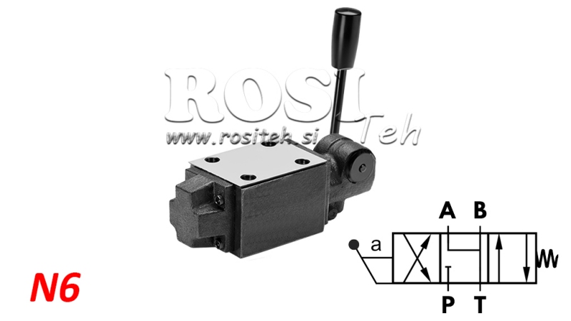 HYDRAULISK HANDVENTIL CETOP N6