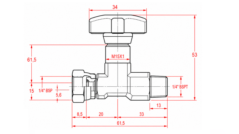 HYDRAULIKVENTIL FÖR MANOMETER
