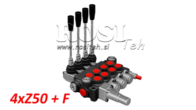 HYDRAULIKVENTIL 4xZ50 + SCHWIMMSTELLUNG