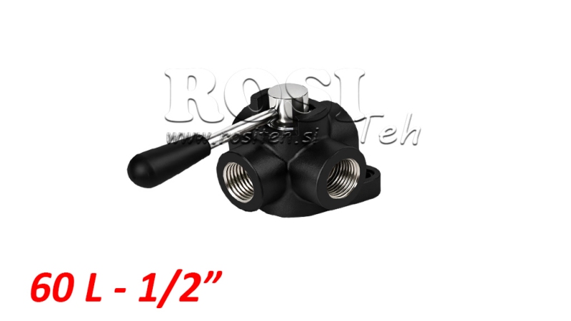 MANUELL 4-VÄGS VENTIL IF 1/2 - 60LIT