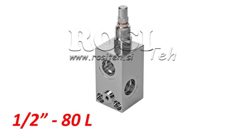 HÜDRAULILINE RÕHU REGULAATOR VMP 1/2 20-260 BAR - 80LIT