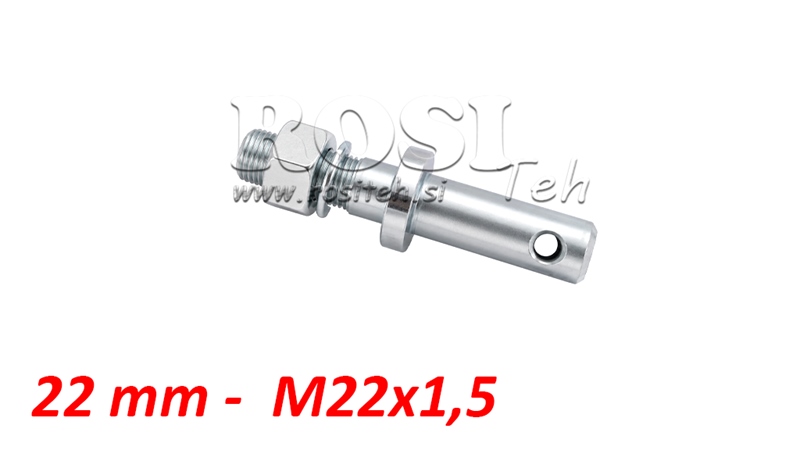 MONTAŽNI KLIN fi22mm Z NAVOJEM M22x1,5