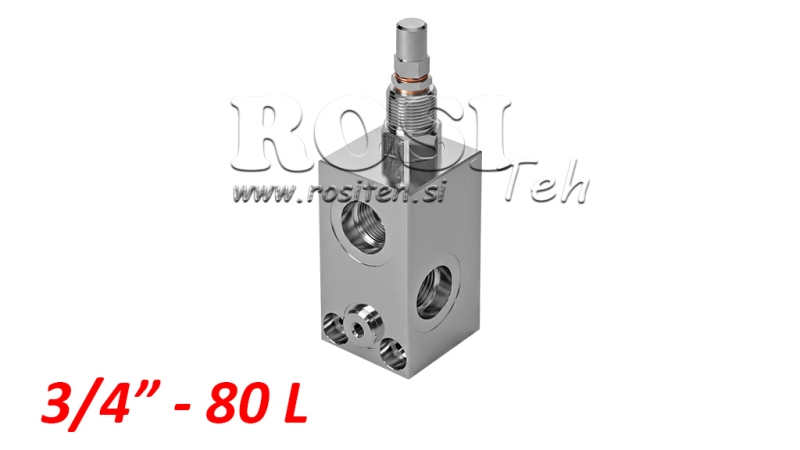 REGULADOR DE PRESIÓN HIDRÁULICA VMP 3/4 20-260 BAR - 80LIT