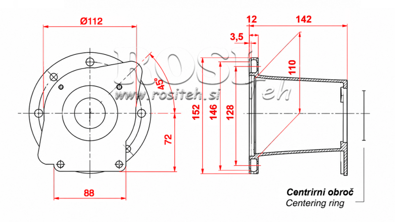 ANSLUTNINGSKIT BENSINMOTOR + PUMP GR.2