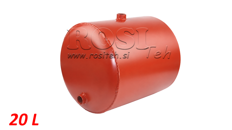 METALLTANK 20 LITER RUND Φ 300MM - HÖJD 330MM