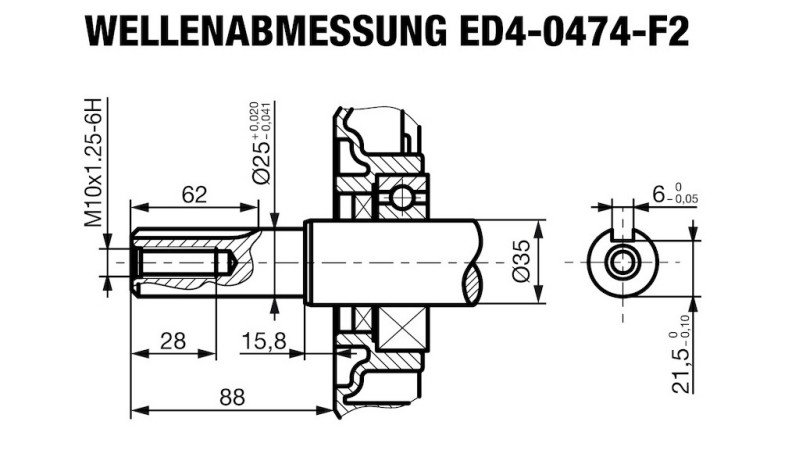 dieselmotor 474cc-8.0kW-3,600 RPM-E-KW25x88-elektrisk start