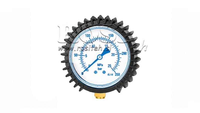 SKYDDSGUMMI FÖR MANOMETER DN63 - SVART