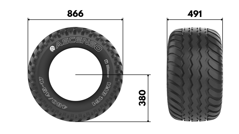 19.0/45-17 PNEUMATIKY AW708 14pl