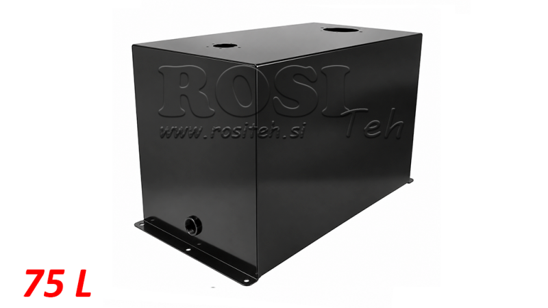 METALLTANK 75 LITER WÜRFEL 400x355x600mm RÜCKLAUFFILTER VORBEREITUNG