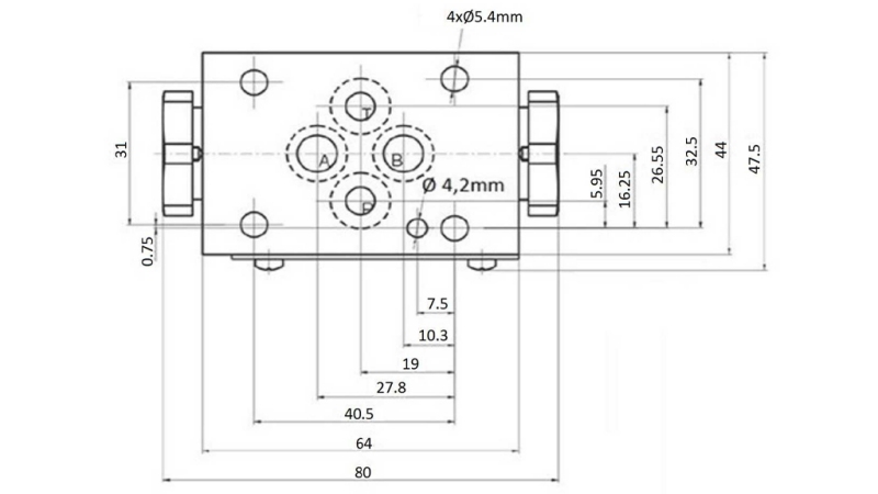 CHECK VALVE CETOP 3 (B)