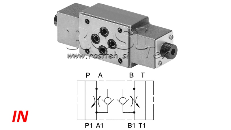 FLÖDESREGULATOR CETOP 3 INMATNING