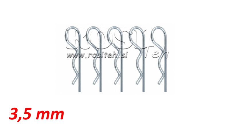 SORTIMENT LÅSSPRINTAR Φ 3.5 MM (5ST)