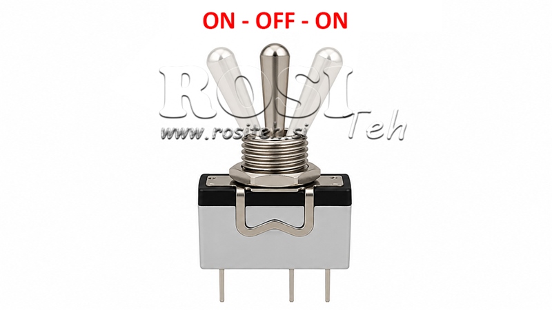 ELEKTRISK STRÖMBRYTARE ON-OFF-ON 10A