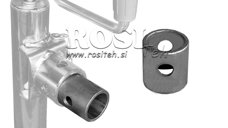 ADAPTER FÜR STÜTZBEIN MIT ROHRANSCHLUß 1300 kg
