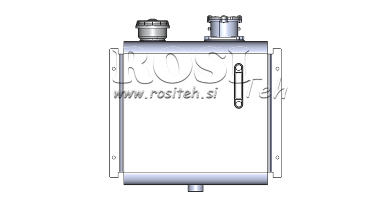 METALLTANK TOP 80 Lit 360x500x500mm
