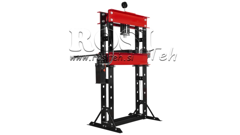 TALLER PRENSA HIDRÁULICA PARA RODAMIENTOS 50T - de dos velocidades