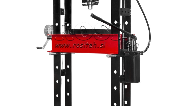 TALLER PRENSA HIDRÁULICA PARA RODAMIENTOS 50T - de dos velocidades