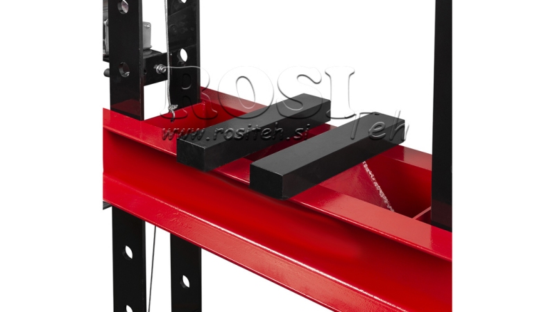 TALLER PRENSA HIDRÁULICA PARA RODAMIENTOS 50T - de dos velocidades