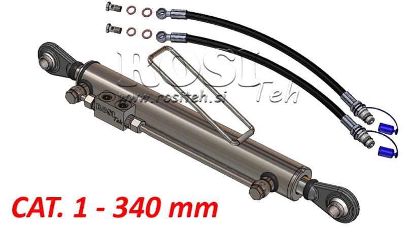 HYDRAULISK TOPPSTÅNG - STANDARD - CAT. 1 - 50/30-340 (20-55 HP) (19,2/19,2 mm)