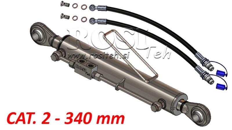 HYDRAULISK TOPPSTÅNG - STANDARD - CAT. 2 - 63/35-340 (45-95 HP) (25,4/25,4 mm)