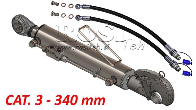 HYDRAULISK TOPPSTÅNG - AUTOMATISK - CAT. 3 - 80/40-340 (90-210 HP) (25,4 mm)