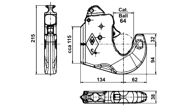 DRAGARMSKROK KAT.3 WALTERSCHEID