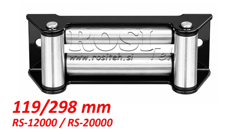 RULLSTYRNING FÖR STÅLVAJER (RS-12000 / RS-20000) - 119 x 298 mm