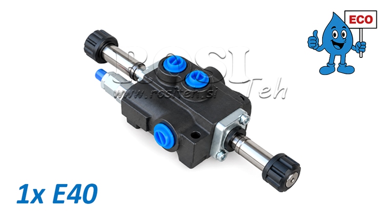 HYDRAULISK MAGNETVENTIL (UTAN SPOLAR) – 1-SEKTIONS RIKTNINGSVENTIL 1xE40 ECO
