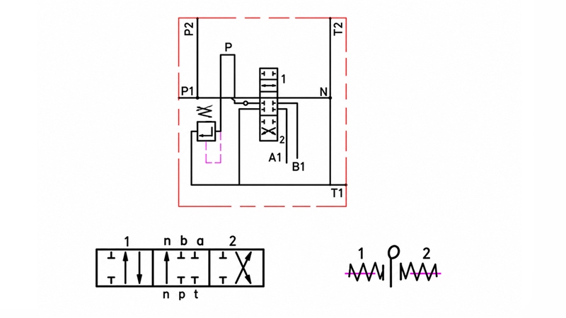 HYDRAULISK MANUELL VENTIL – 1-SEKTIONS RIKTNINGSVENTIL 1xR40 ECO