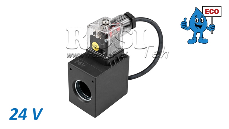 24V MAGNETSPOLE FÖR HYDRAULISK MAGNETVENTIL E80 ECO