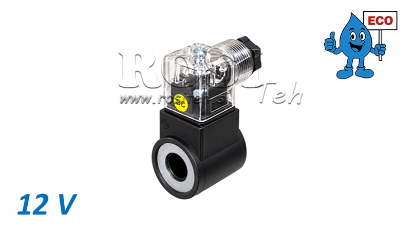 12V MAGNETSPOLE FÖR HYDRAULISK MAGNETVENTIL R80-EO ECO