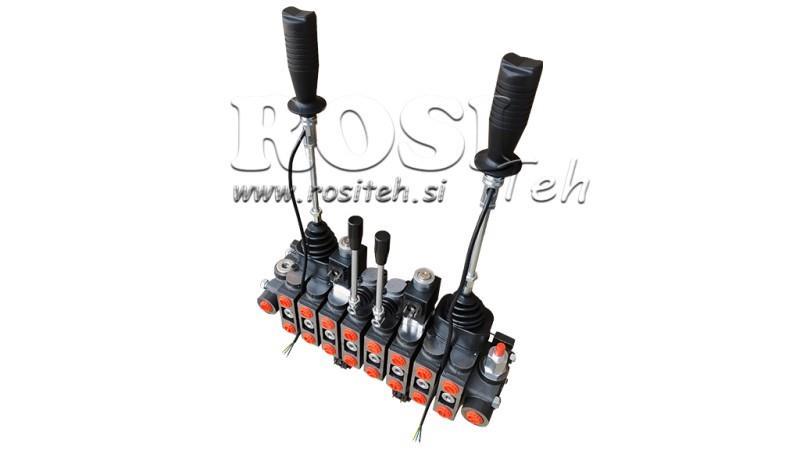 HIDRAVLIČNI VENTIL HIAB 8xPC70 2x JOYSTICK - ELEKTRO KRMILJENJE 12V