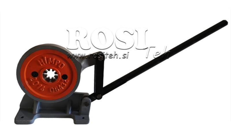 MÁQUINA MANUAL DE CRIMPADO PARA TUBOS DE BAJA PRESIÓN 8-35mm 8 DIENTES CON PROTECCIÓN