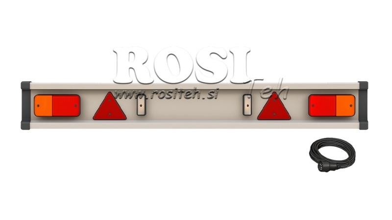 NÁRAZNÍK PŘÍVĚSU S OSVĚTLENÍM 2150mm
