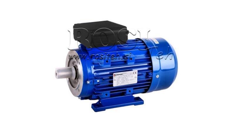 0,18kW-ELEKTRO MOTOR MY 63 1-2_2780vrt 1Faz nogice prirobnica-B14