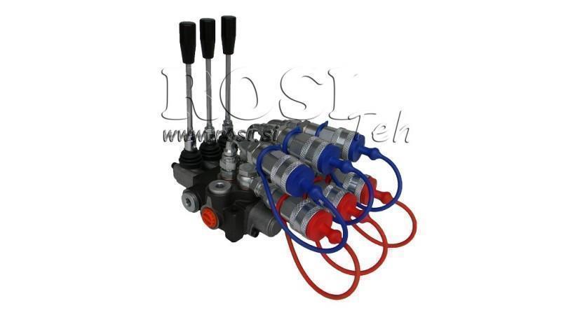 HIDRAVLIČNI VENTIL 3xP40 RAZŠIRITVENI