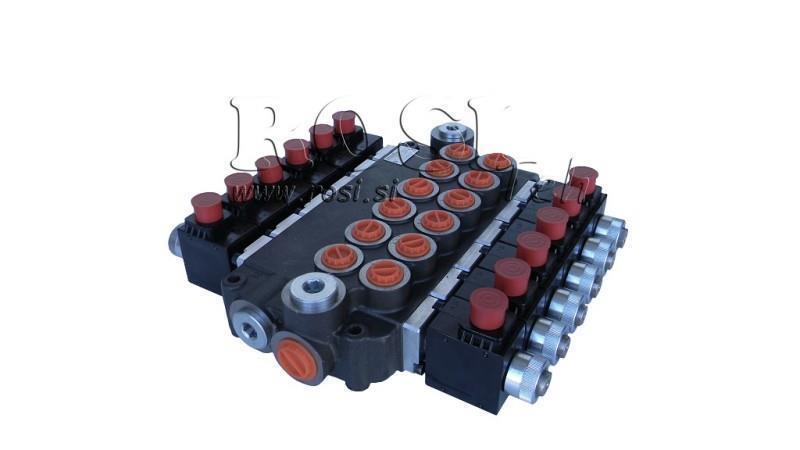 HYDRAULISK VENTIL 6xZ80 12V DC