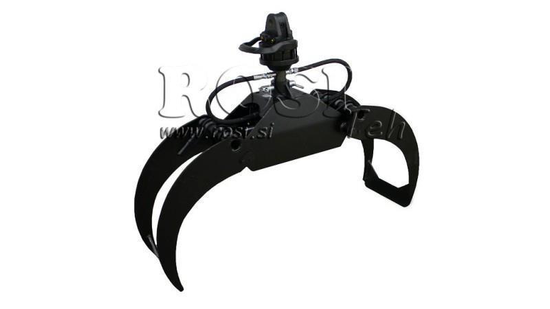 GOZDARSKA KLEŠČA LG1200 kg - 1120 mm ROTATOR 3000/1500 KG Z OSJO