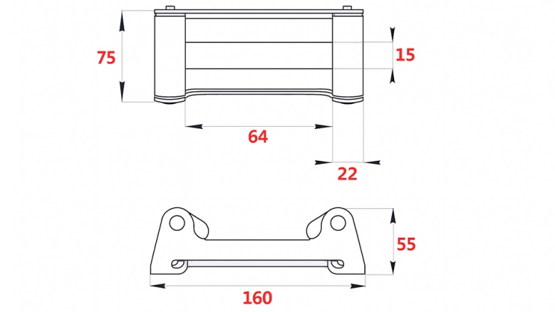 VALJČNO VODILO ZA JEKLENO VRV DWM 3500