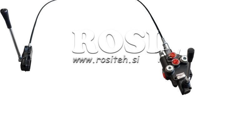 JOYSTICK DVOJNA ROČICA 1,5 met. HIDRAVLIČNI VENTIL 1xP40 lit.
