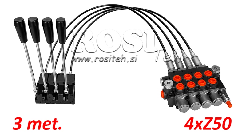 KIT 4xZ50 + JOYSTICK 1 POZ L3000