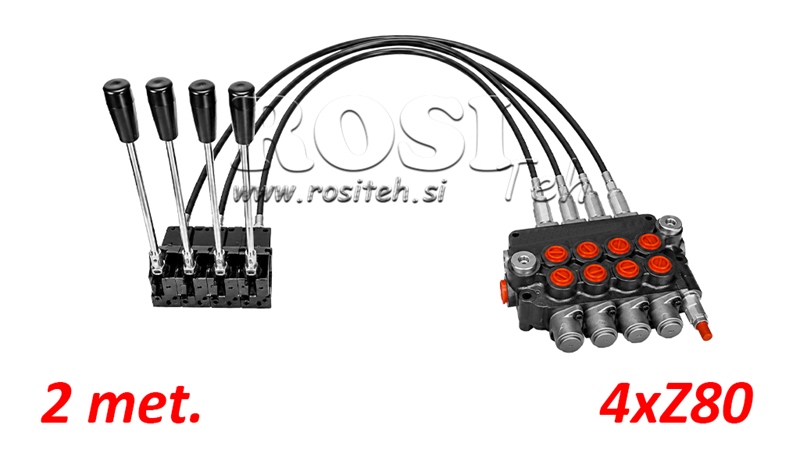 KIT 4xZ80 + JOYSTICK 1 POZ L2000