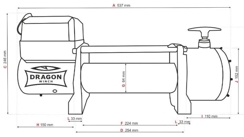 24 V ELEKTRIČNI VITEL DWT 14000 HD - 6350 kg