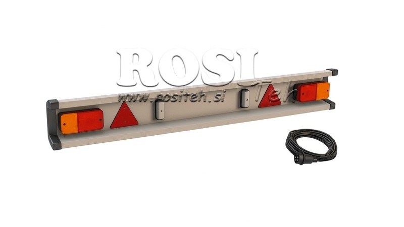 NÁRAZNÍK PŘÍVĚSU S OSVĚTLENÍM 2150mm