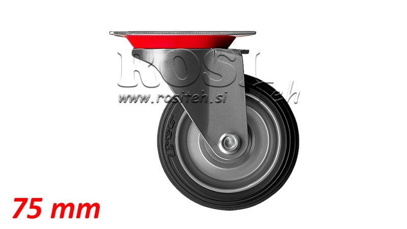 KOLO 75mm VRTLJIVO PODNOŽJE